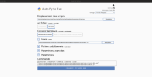 Compiler un script Python avec auto-py-to-exe - Code and Cortex